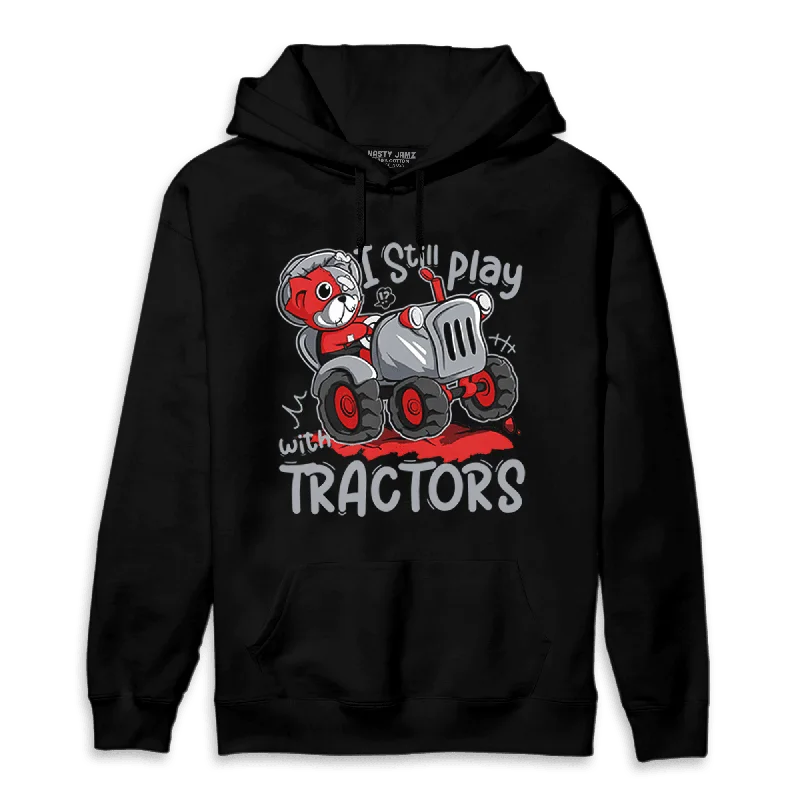 NastyJamz Bred Reimagined 4s Hoodie Match Play With Tractors BER