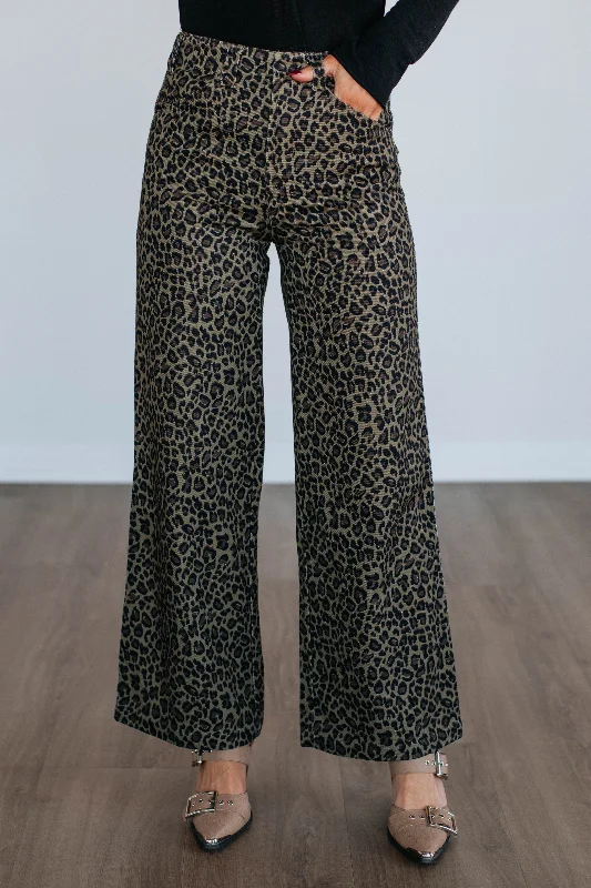 Celina Leopard Pants