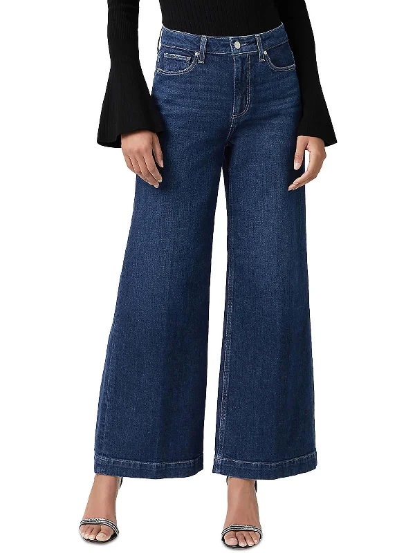 Bold fashion choices for the confident woman   Harper Womens High Rise Denim Wide Leg Jeans
