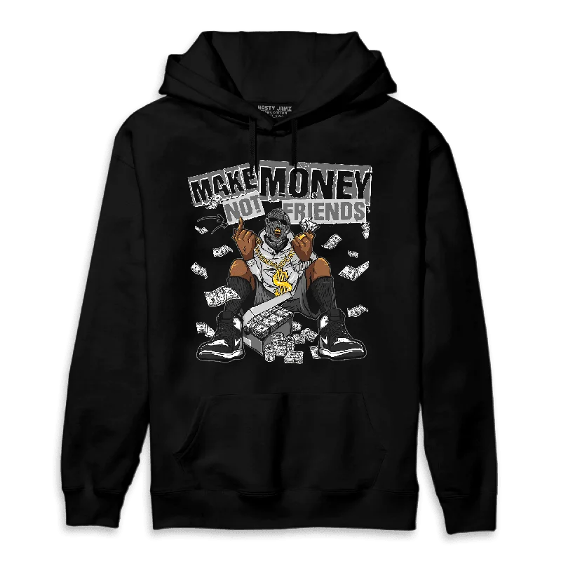 NastyJamz Retro High OG Black White 1s Hoodie Match Make Money Not Friends