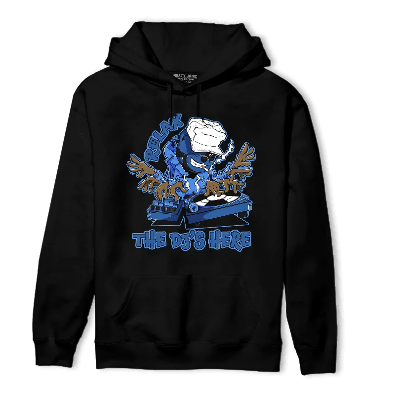 NastyJamz University Blue Toe 1s Hoodie Match BER The DJ Here