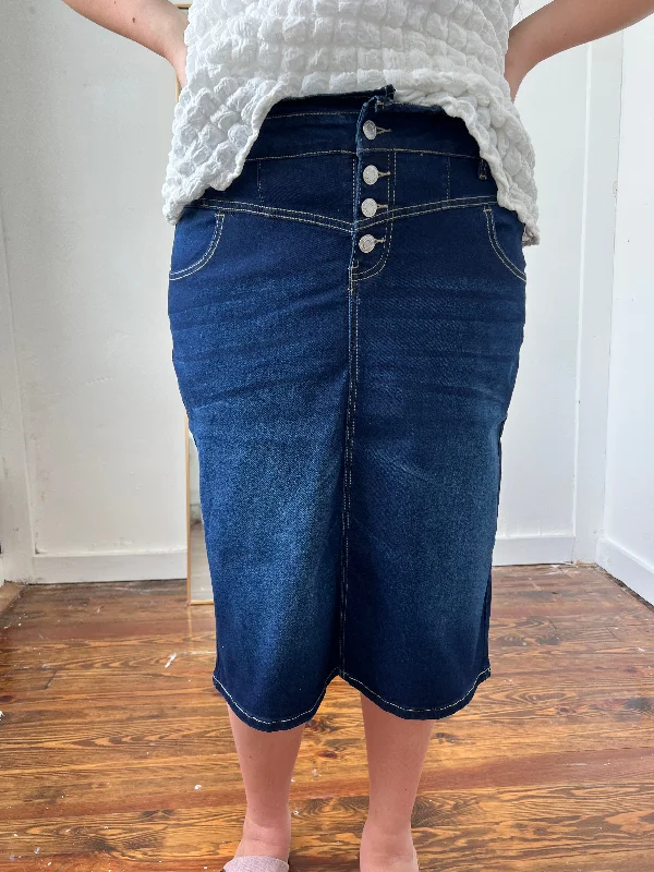 Braeleigh Denim Skirt - Extended