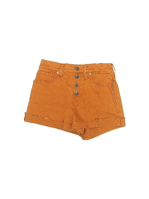 Low-Rise Denim Shorts