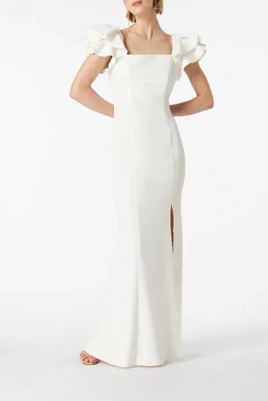 Trendy women’s clothing for every season   ELLIATT ASTRONOMY MAXI DRESS in Ivory