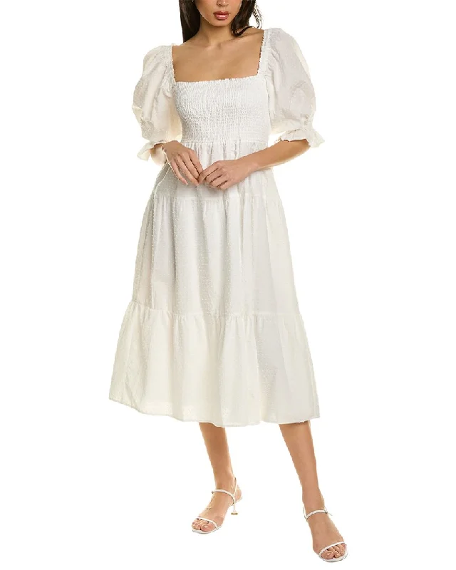 Stylish and comfortable outfits for women   O.P.T. Capri Midi Dress