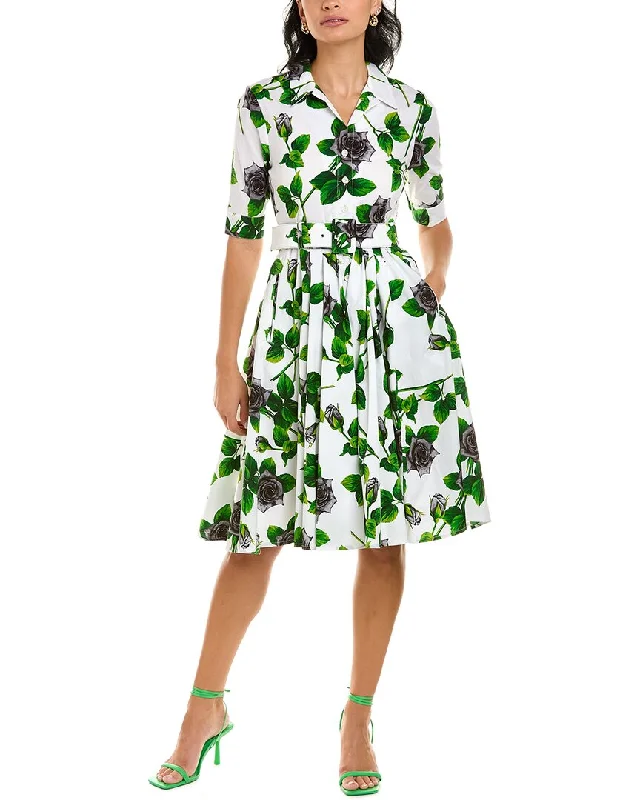 Elegant casual clothing for modern women   Samantha Sung Laurent Midi Dress