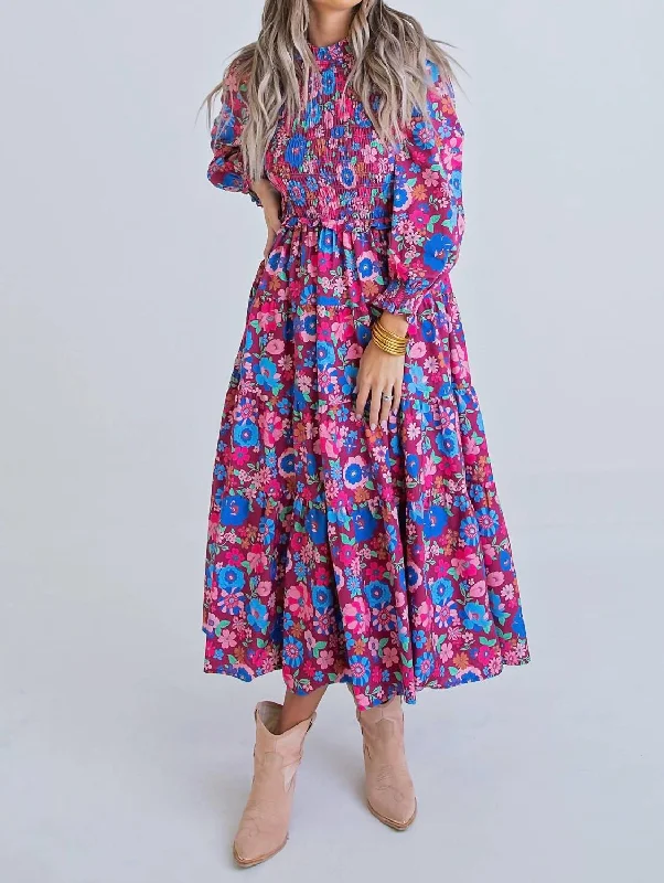 Designer-inspired women’s fashion at affordable prices   Smock Maxi Dress in Multi
