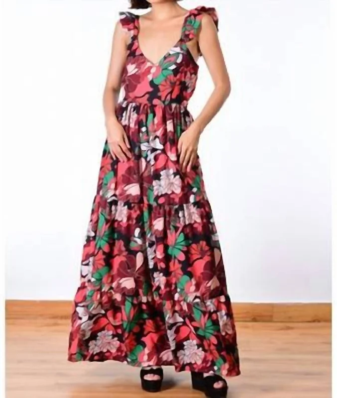 Effortlessly chic fashion for today’s woman   Rio Floral Fantasy Maxi Dress