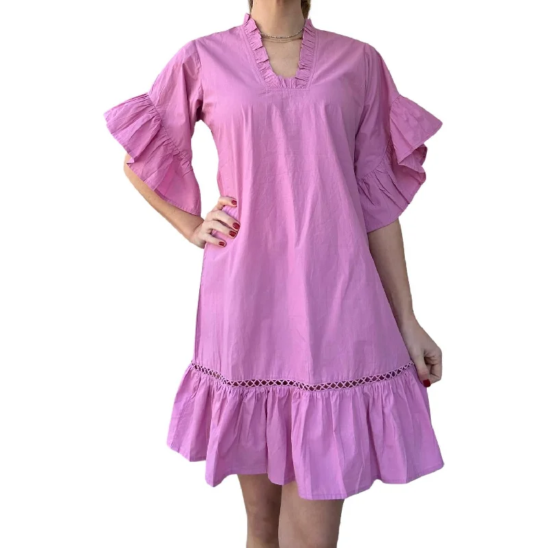 Curated collections for modern, fashionable women   Soleil Mini Dress In Azalea