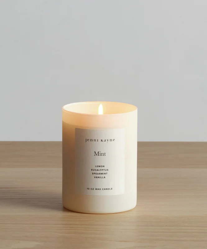 Mint Glass Candle