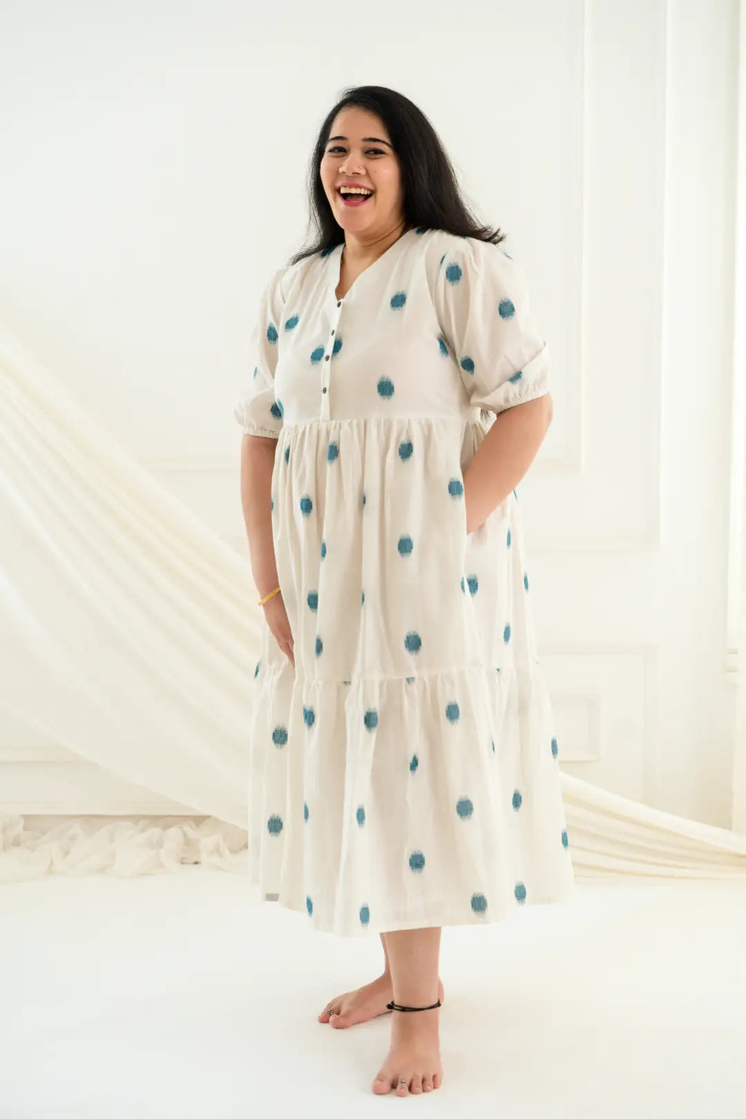 Designer-inspired women’s fashion at affordable prices   Maternity dress for a bohemian themed outfit with flowy fabrics and ethnic elementsOcean Breeze Maternity Feeding Dress