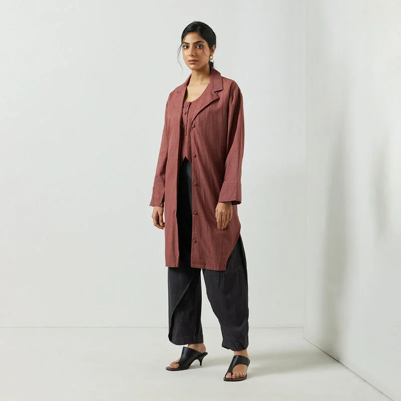 Affordable stylish women’s fashion collection Cotton Shirt Jacket for Women | Wine & Blue Affordable stylish women’s fashion collection Cotton Shirt Jacket for Women | Wine & Blue
