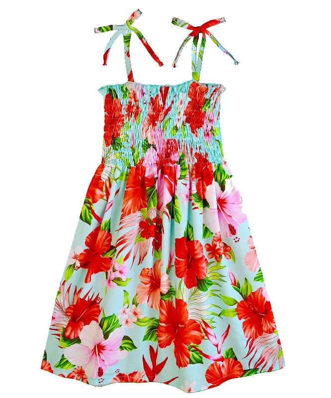 Hibiscus Lulu Girls Flower Dress