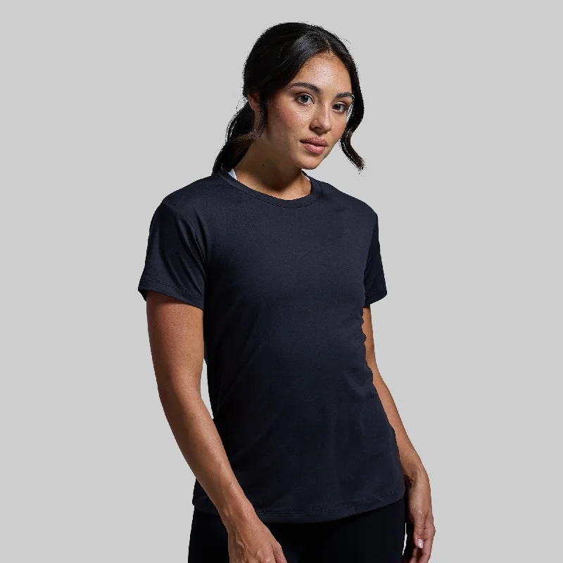 Chic and comfortable clothing for busy women   Women's BP Premium Basic Crew (Black)